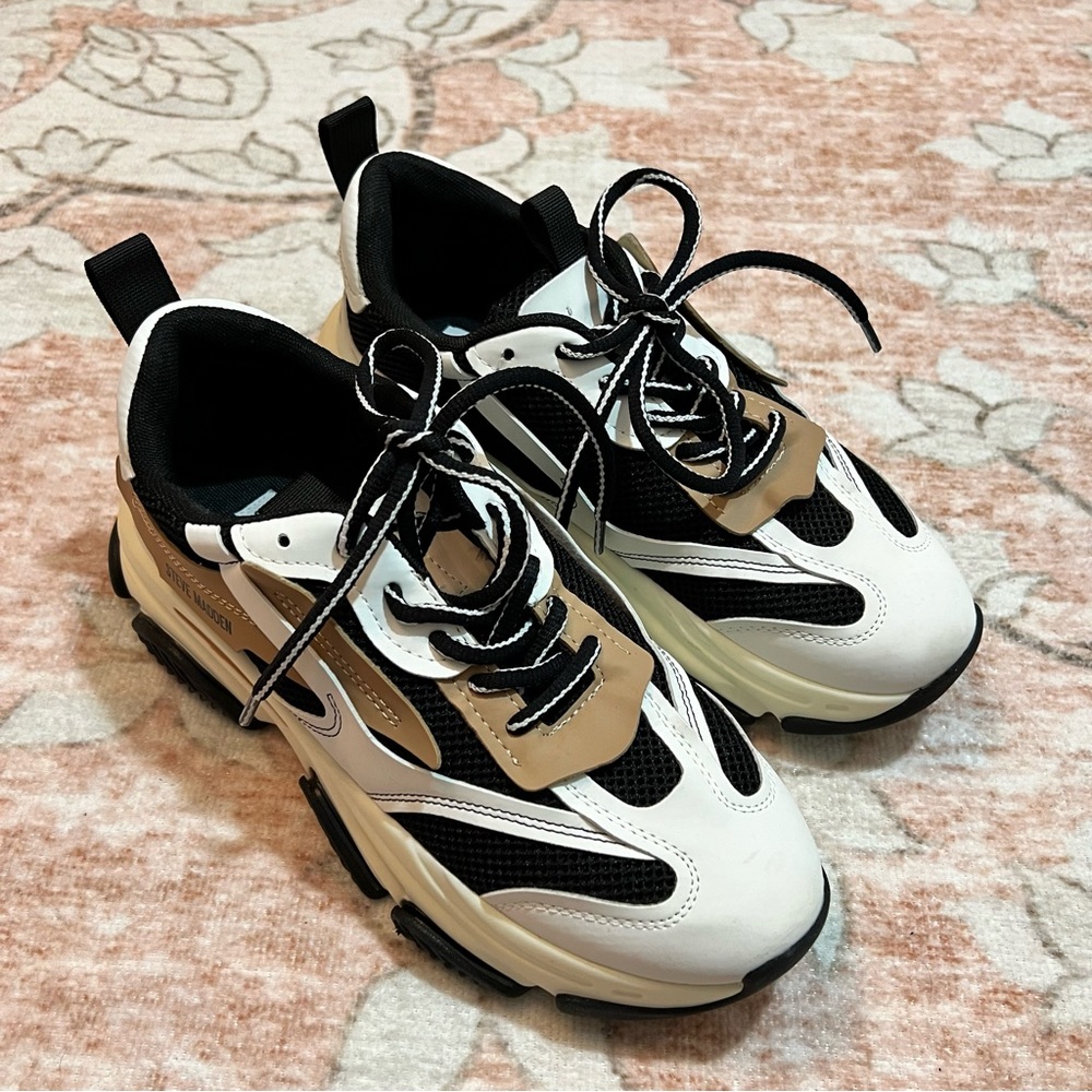 Steve Madden Possession Brown White Sneakers